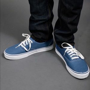 vans navy blue authentic